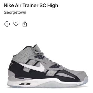 Nike Air Trainer SC High - Gray, Black, and White